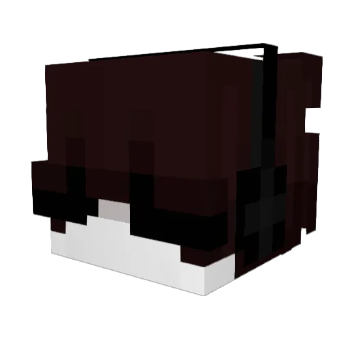 yaxzop Minecraft avatar head, 3D render