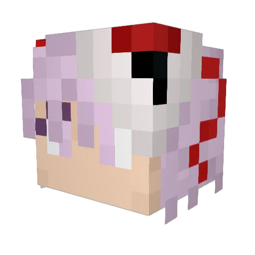 yay1243 Minecraft avatar head, 3D render
