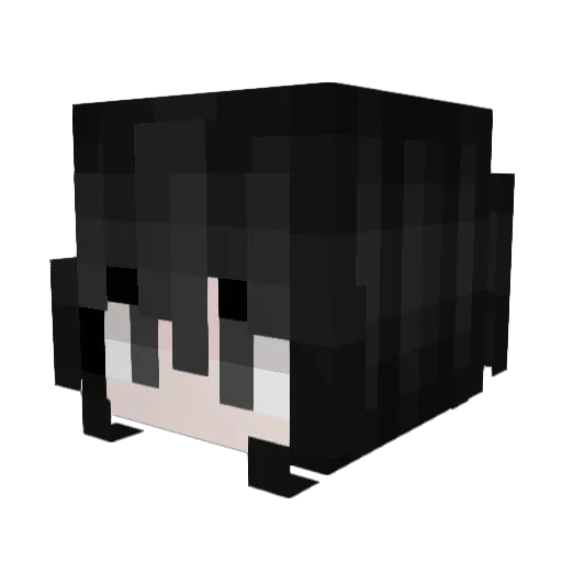 yay16 Minecraft avatar head, 3D render