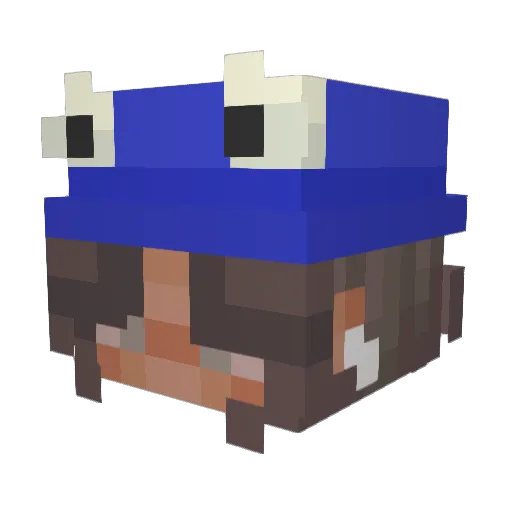yayetta Minecraft avatar head, 3D render