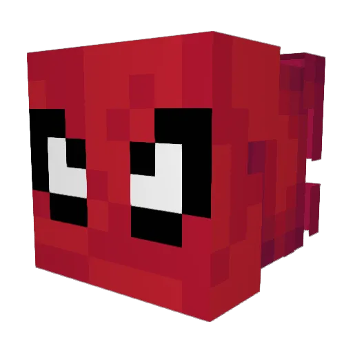 yaysurge Minecraft avatar head, 3D render
