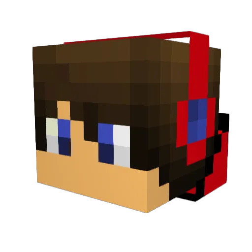 yazan_ishgi Minecraft avatar head, 3D render