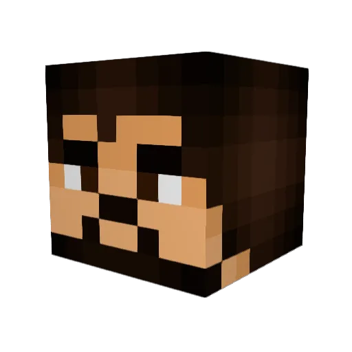 yazoopower Minecraft avatar head, 3D render