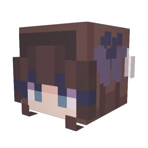 yazora382 Minecraft avatar head, 3D render