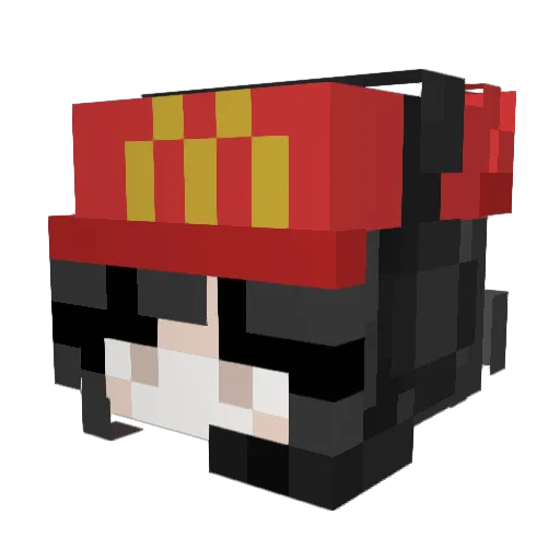 ycgurt Minecraft avatar head, 3D render