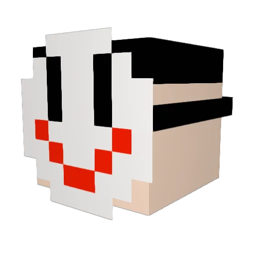 ych1771 Minecraft avatar head, 3D render