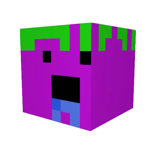 yclp0011 Minecraft avatar head, 3D render