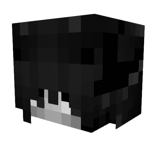 ycvz Minecraft avatar head, 3D render