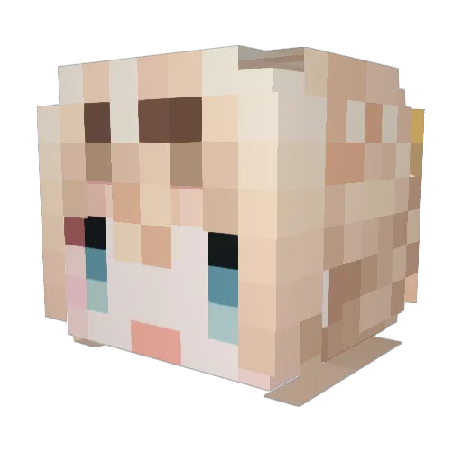 ycy2679 Minecraft avatar head, 3D render