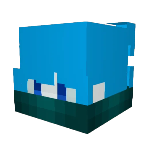 ydh2008 Minecraft avatar head, 3D render
