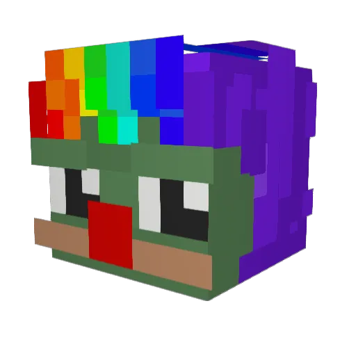 ydotz6 Minecraft avatar head, 3D render