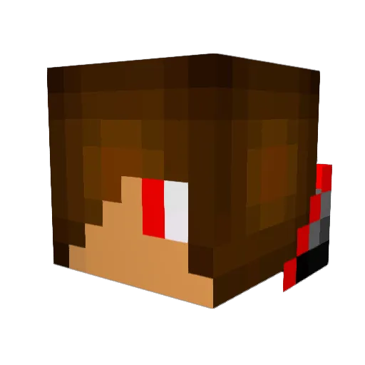 ydra92 Minecraft avatar head, 3D render