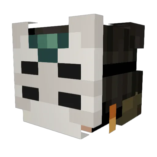 ye1_ Minecraft avatar head, 3D render