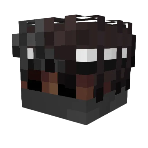 yeBRANDO Minecraft avatar head, 3D render
