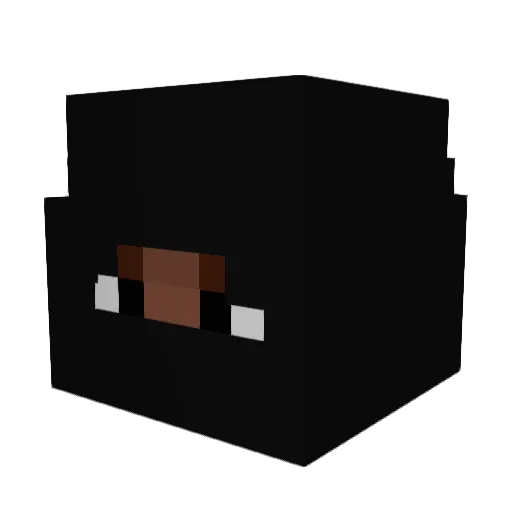 ye_goat Minecraft avatar head, 3D render