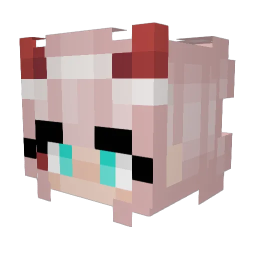 yea_i_beat_u Minecraft avatar head, 3D render