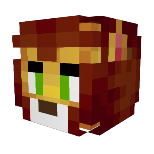 yeah_bro Minecraft avatar head, 3D render