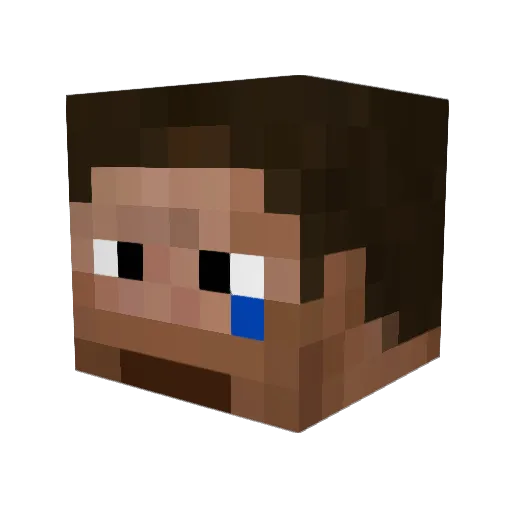 yeah_itsme_ Minecraft avatar head, 3D render