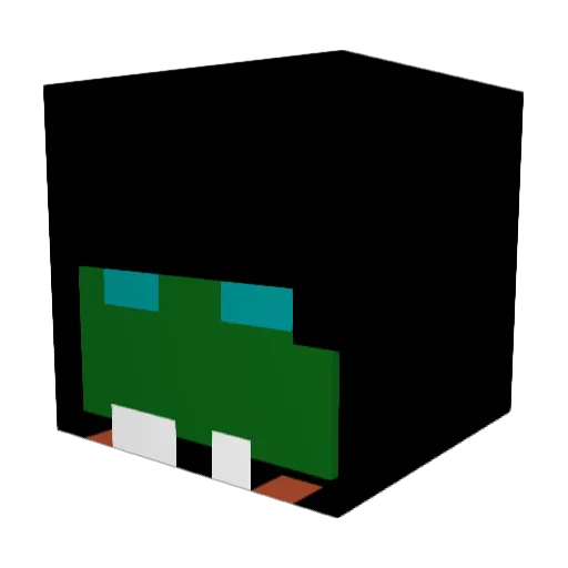 yeahbro Minecraft avatar head, 3D render