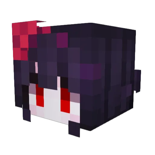 yeahsang Minecraft avatar head, 3D render