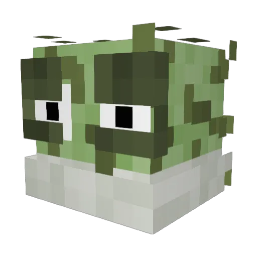 yean4444 Minecraft avatar head, 3D render