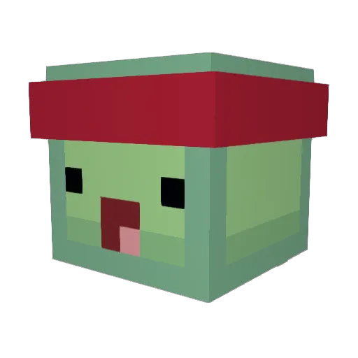 yearoutx Minecraft avatar head, 3D render