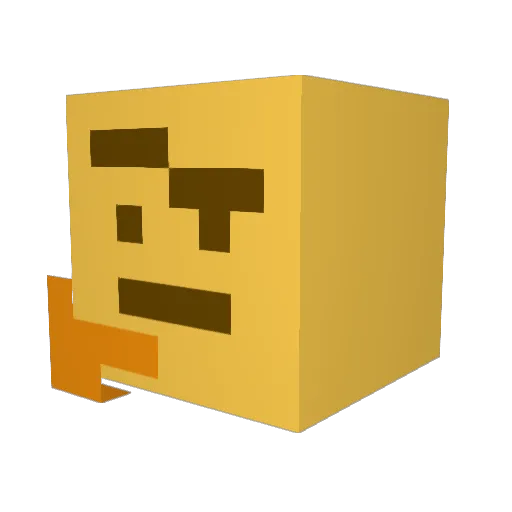 yeboiiii1 Minecraft avatar head, 3D render