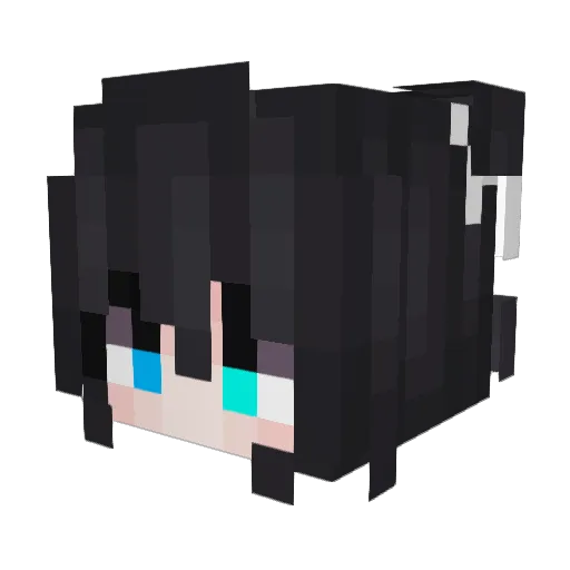 yechi258 Minecraft avatar head, 3D render