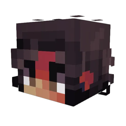 yecta Minecraft avatar head, 3D render