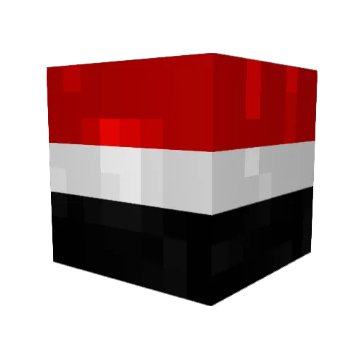 yedook Minecraft avatar head, 3D render