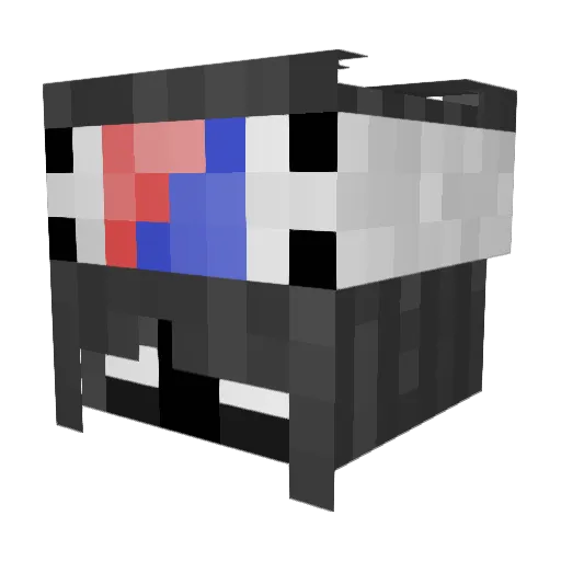 yee_mob Minecraft avatar head, 3D render