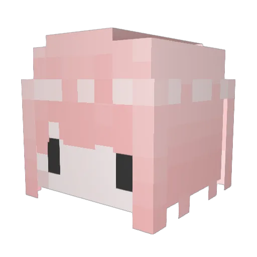 yeeechieh Minecraft avatar head, 3D render