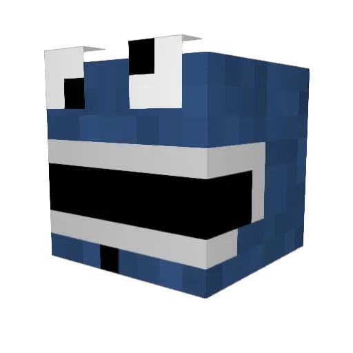 yeeeehh Minecraft avatar head, 3D render