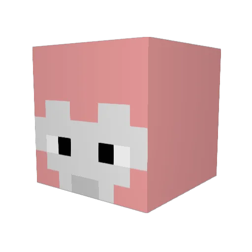 yeeha379 Minecraft avatar head, 3D render