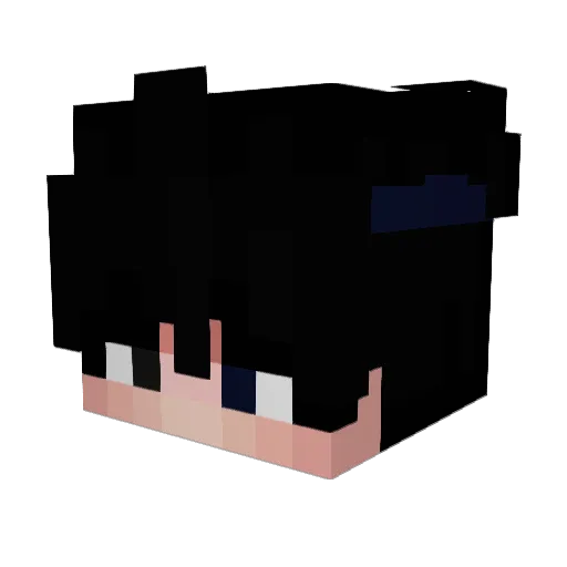 yeeiisi Minecraft avatar head, 3D render
