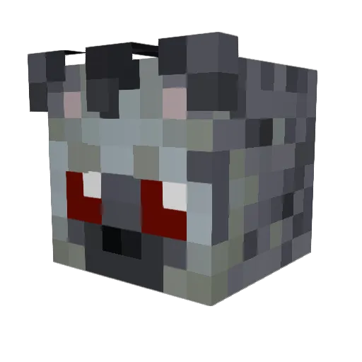 yeenJack Minecraft avatar head, 3D render
