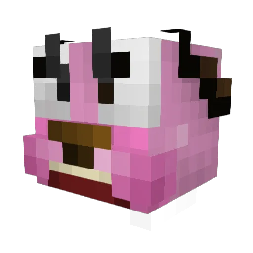 yeenig Minecraft avatar head, 3D render