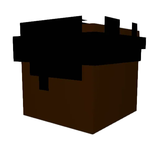 yeeterchief Minecraft avatar head, 3D render