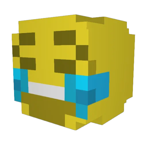 yeetra Minecraft avatar head, 3D render