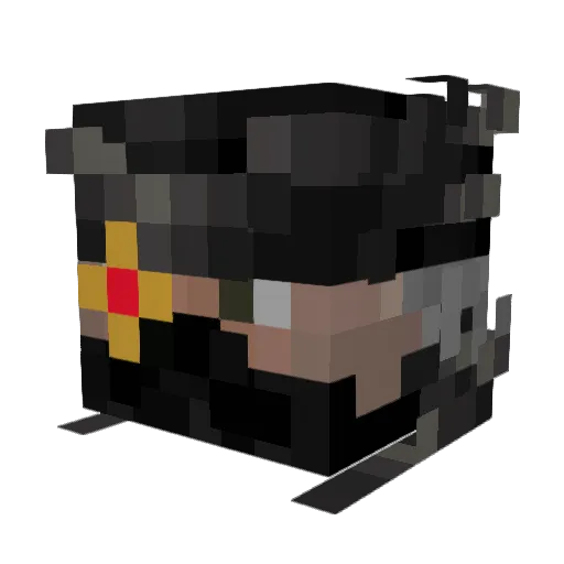 yeetuscleetus47 Minecraft avatar head, 3D render