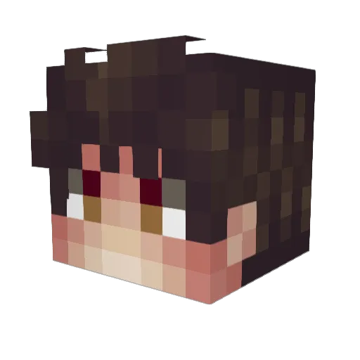 yeezyonmyfeet Minecraft avatar head, 3D render