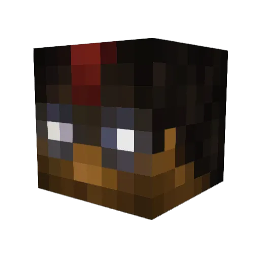yefflixz1 Minecraft avatar head, 3D render
