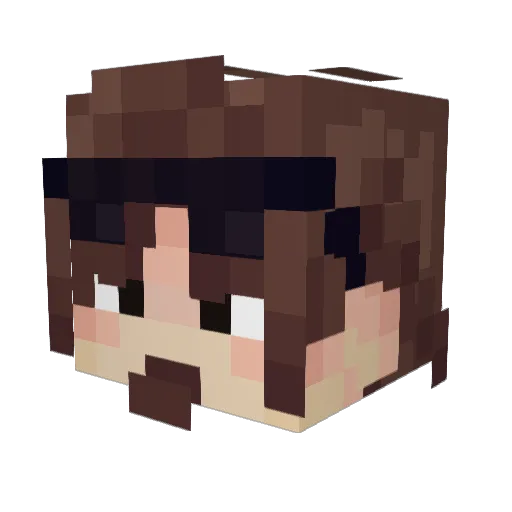 yefreitor Minecraft avatar head, 3D render