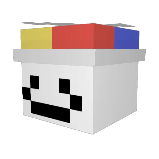 yeggboii Minecraft avatar head, 3D render