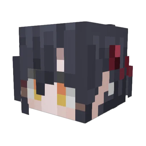 yegum Minecraft avatar head, 3D render