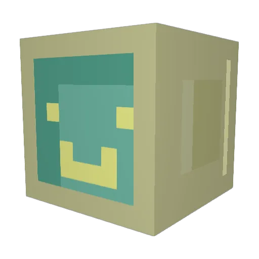 yehookk Minecraft avatar head, 3D render