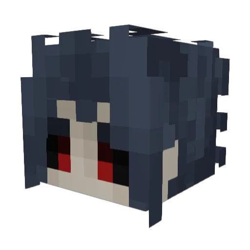 yehwonn Minecraft avatar head, 3D render