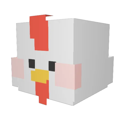 yehyun22 Minecraft avatar head, 3D render