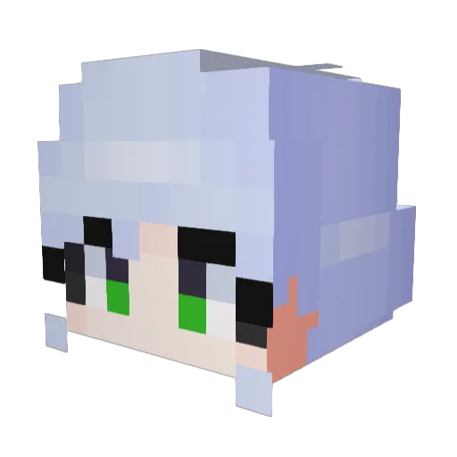yein_0 Minecraft avatar head, 3D render