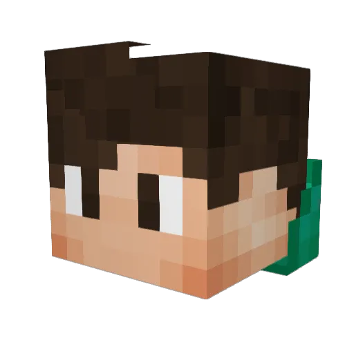 yeisonnxx Minecraft avatar head, 3D render